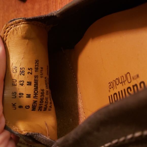 HOST pick🔥 Clarks Driving Moc black Leather Men Size 10 - Picture 5 of 9